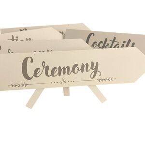 Ceremony Directional Signs